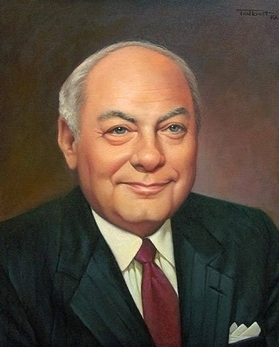 Oil Portrait of Congressman Norman Sisisky, by Susan Talbot-Elliott
