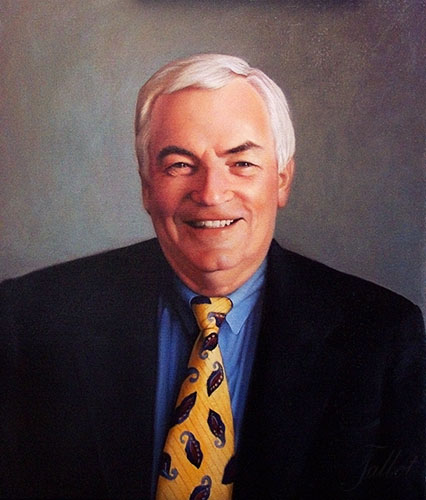 Oil Portrait of David Johnson, by Susan Talbot Elliott Oil Portrait of David Johnson, by Susan Talbot Elliott